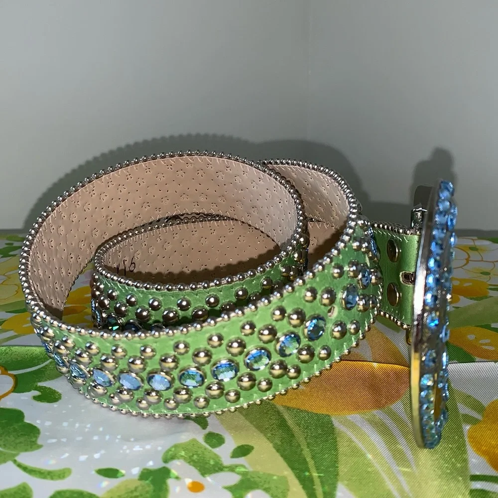 💎 SALE💎 bb simon Leather Belt - Unisex - Picture 5 of 14